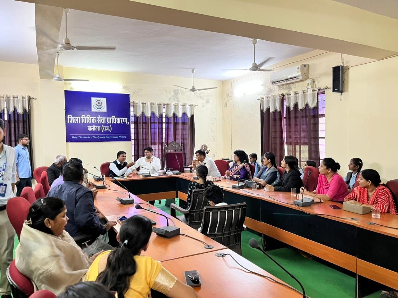DLSA बालोतरा फीडबैक बैठक — Cyber Safety Simulation का लोकार्पण